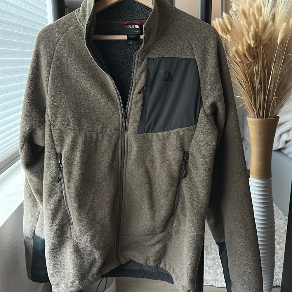 The North Face fur jacket